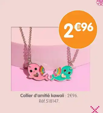 b&m Collier d'amitié kawaii offre