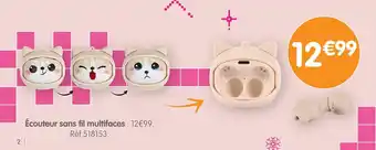 b&m Écouteur sans fil multifaces offre