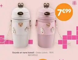 b&m Gourde en verre kawaii offre