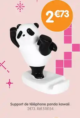 b&m Support de téléphone panda kawaii offre