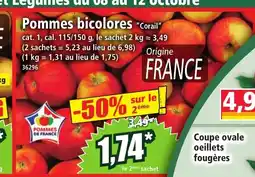 Norma Pommes bicolores offre