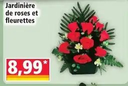 Norma Jardinière de roses et fleurettes offre
