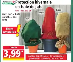 Norma POWER GARDEN Protection hivernale en toile de jute offre