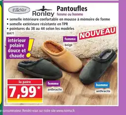 Norma ELLE NOR Pantoufles offre