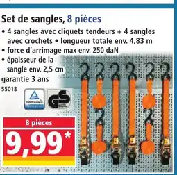 Norma Set de sangles, 8 pièces offre
