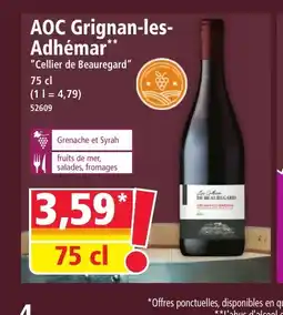 Norma AOC Grignan-les- Adhémar offre