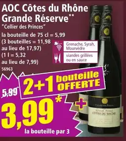 Norma AOC Côtes du Rhône Grande Réserve offre