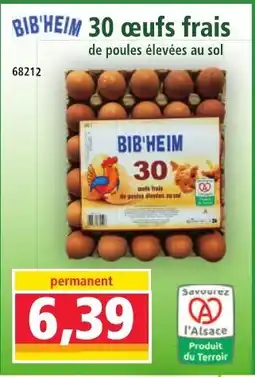 Norma BIB'HEIM 30 œufs frais offre