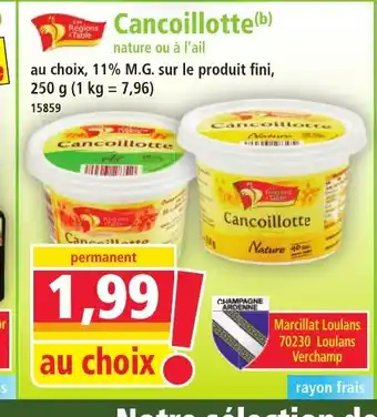 Norma Cancoillotte offre