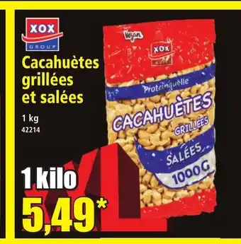 Norma XOX Cacahuètes grillées et salées offre