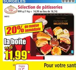 Norma Sélection de pâtisseries offre