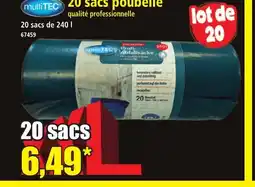 Norma MULITEC 20 sacs poubelle offre