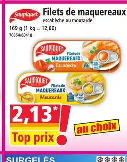 Norma SAUPIQUET Filets de maquereaux offre