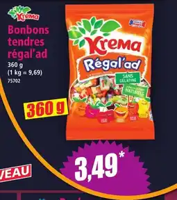 Norma KREMA Bonbons tendres régal'ad offre