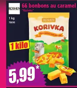 Norma ROSHEN 66 bonbons au caramel offre