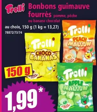 Norma TROLLI Bonbons guimauve fourrés offre