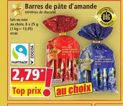 Norma Barres de pâte d'amande offre