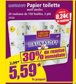 Norma DAUNASOFT Papier toilette offre