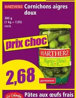 Norma HARTHERZ Cornichons aigres doux offre
