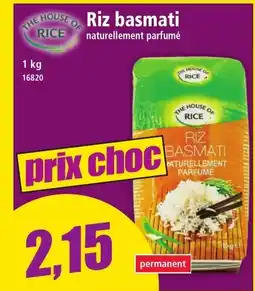 Norma Riz basmati naturellement parfumé offre