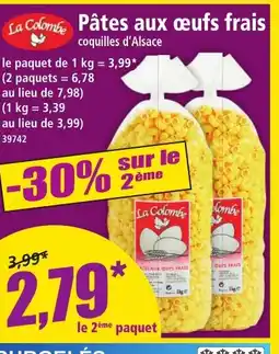 Norma Pâtes aux œufs frais offre