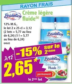 Norma BRIDELICE Crème légère fluide offre