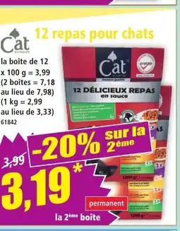 Norma CAT 12 repas pour chats offre