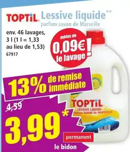 Norma TOPTIL Lessive liquide offre