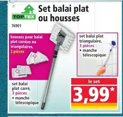 Norma TOPTEX Set balai plat ou housses offre