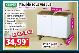 Norma KESPER Meuble sous vasque offre