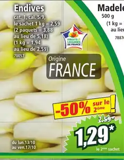 Norma Endives offre