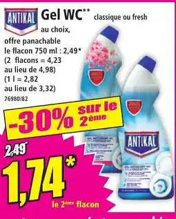 Norma ANTIKAL Gel WC offre