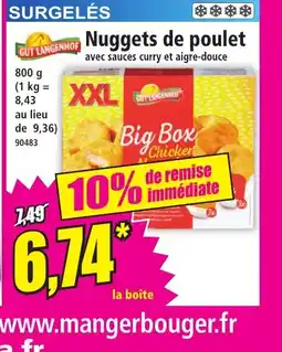Norma Nuggets de poulet offre