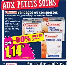 Norma SENSOMED Bandages ou compresses offre