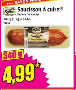 Norma HENRI RAFFIN Saucisson à cuire offre