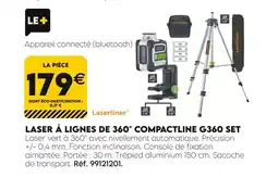 Tout faire matériaux Laser à lignes de 360° compactline g360 set offre