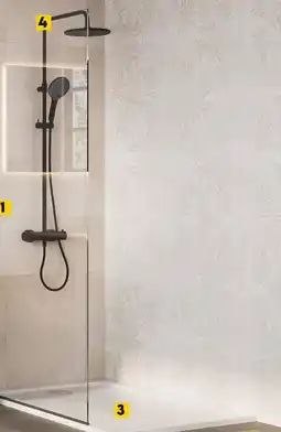 Tout faire matériaux Paroi de douche fixe neo offre