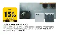 Tout faire matériaux Carrelage sol madox offre