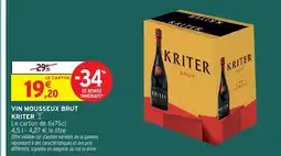 Intermarché KRITER Vin mousseux brut offre