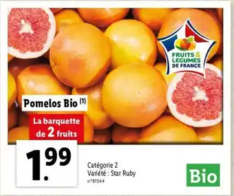 Lidl Pomelos bio offre