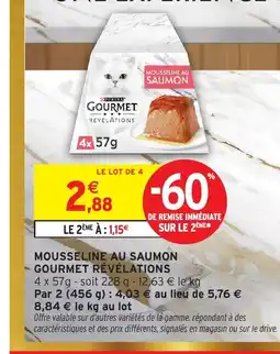 Intermarché GOURMET RÉVÉLATIONS Mousseline au saumon offre