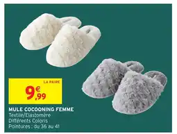 Intermarché Mule cocooning femme offre