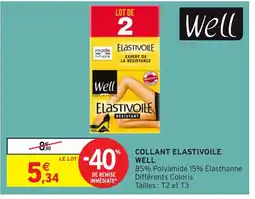 Intermarché WELL Collant elastivoile offre