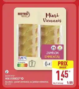ALDI BISTRO VITE Mini viennois offre