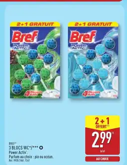 ALDI BREF 3 Blocs wc offre