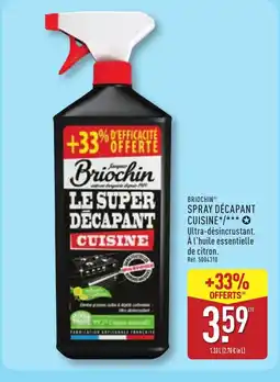 ALDI BRIOCHIN Spray décapant cuisine offre
