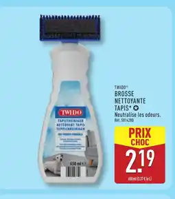 ALDI TWIDO Brosse nettoyante tapis offre