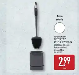 ALDI HOME CREATION Brosse wc avec support offre