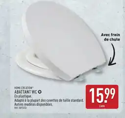 ALDI HOME CREATION Abattant wc offre