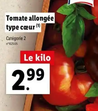 Lidl Tomate allongée type cœur offre